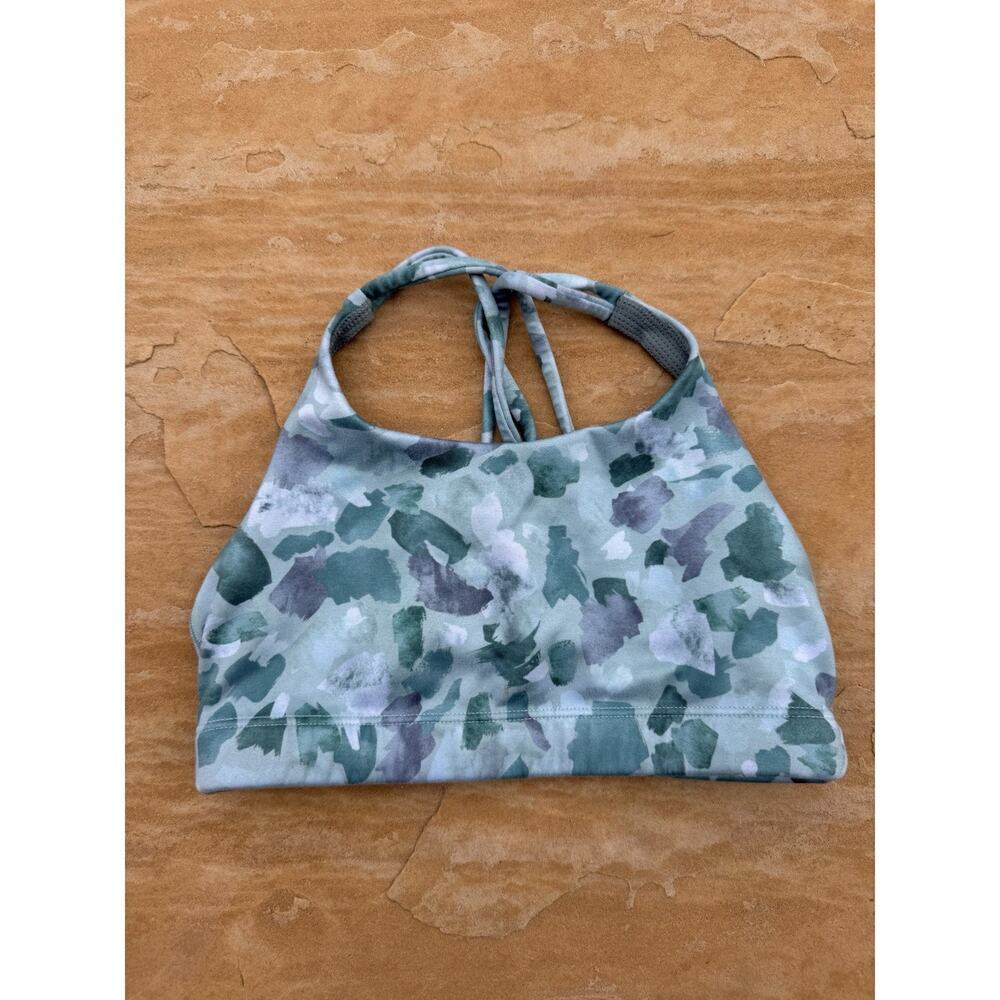 Athleta Girls Green Athletic Bra Size M